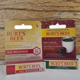 BURT’S BEES Lip Balm - All Weather SPF 15/Mint Cocoa Duo Pack 2 pcs*4.25g