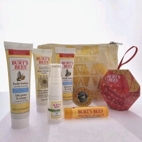 Burt's Bees Essential Pamper Set With Case - 8pcs