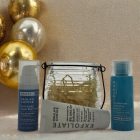 Paula's Choice Pamper Gift Set In A Glass JAR, 3 PCS