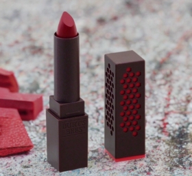 Burt's Bees Lipstick, Satin,Natural Soaked Scarlet Soaked #520