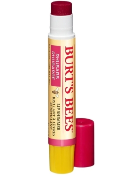Burt's Bees Lip Shimmer - Rhubarb, 100% Natural 