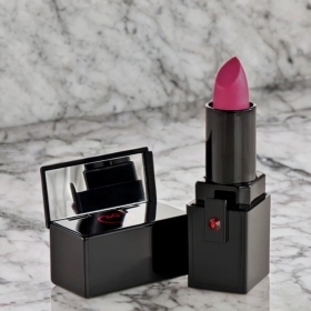  Lola Cosmetics Lipstick With Mirror- Violet Sprinkle of Shimmer, Blush