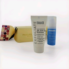 Paula's Choice Bundle - AHA Gel Exfoliant /AntiAging Hydrator,Christmas Cracker