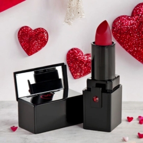 Lipstick Lola Cosmetics Sizzling Pink Red-Cherry Bomb