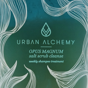 Urban Alchemy - Opus Magnum, salt scrub cleanse, weekly shampoo treatment