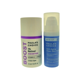 Paula's Choice BUNDLE 1% Retinol Booster And Anti-Aging Clear Skin Hydrator