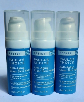PAULA'S CHOICE Anti-Aging Clear Skin Hydrator 10ml Brand New, 3*10ml=30ml BUNDLE