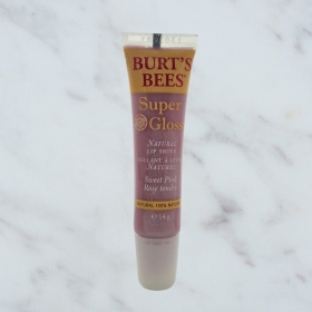 Burt's Bees Super Glossy Natural Lip Shine Sweet Pink, 14 g