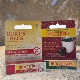 BURT’S BEES Lip Balm - All Weather SPF 15/Mint Cocoa Duo Pack 2 pcs*4.25g