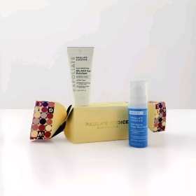 Paula's Choice Bundle - AHA Gel Exfoliant /AntiAging Hydrator,Christmas Cracker