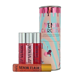 DuWop Venom Carousel Lip Plumping Lip Gloss Gift Set 4×3.5ml